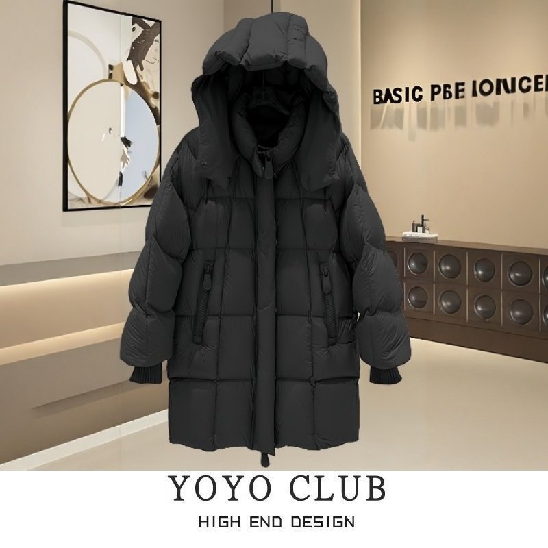 品牌折扣胖MM韩系独特超好看连帽棉服2025新款慵懒风纯色外套女潮,女装/女士精品,棉衣/棉服,淘宝优惠券,粉丝福利购,淘宝优惠卷