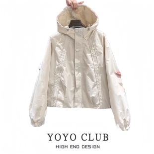 韩版 品牌折扣潮款 新款 冲锋衣外套2026春季 超好看洋气上衣女潮 时尚