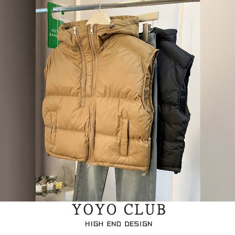 品牌折扣胖MM大码美式复古立领羽绒棉马甲2025新款保暖棉衣马夹女,女装/女士精品,马夹,淘宝优惠券,粉丝福利购,淘宝优惠卷