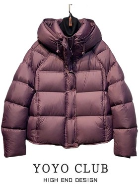 品牌折扣胖MM大码连帽泡芙棉服女2025冬季加厚面包服棉衣外套女潮