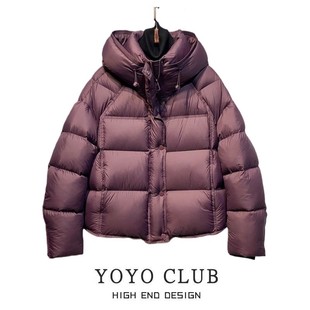 品牌折扣胖MM大码 加厚面包服棉衣外套女潮 连帽泡芙棉服女2025冬季