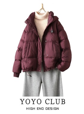 品牌折扣胖MM大码美式今年流行时尚外套2025年秋冬新款洋气面包服