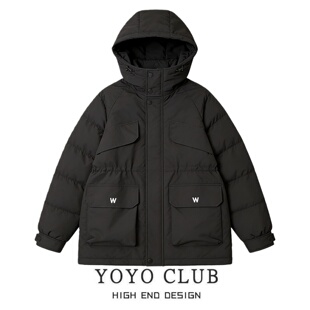 新款 风连帽外套女2026春季 百搭显瘦外套潮 复古风工装 品牌折扣美式