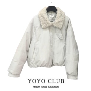 品牌折扣韩系羊羔毛领棉服女2026春季大码保暖翻领拉链棉衣外套潮