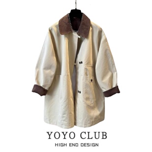 品牌折扣休闲气质超好看冲锋衣2026春季大码新款英伦风撞色外套女