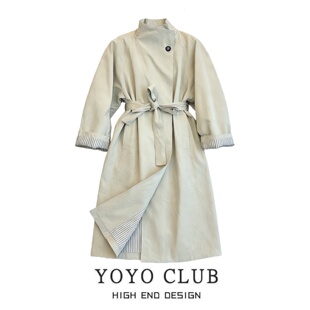 品牌折扣2026年春季 高级感气质减龄外套女韩系休闲百搭风衣潮 新款