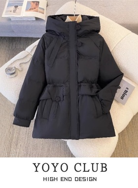 品牌折扣胖MM秋冬季爆款设计感连帽棉服2025今年流行韩版时尚外套