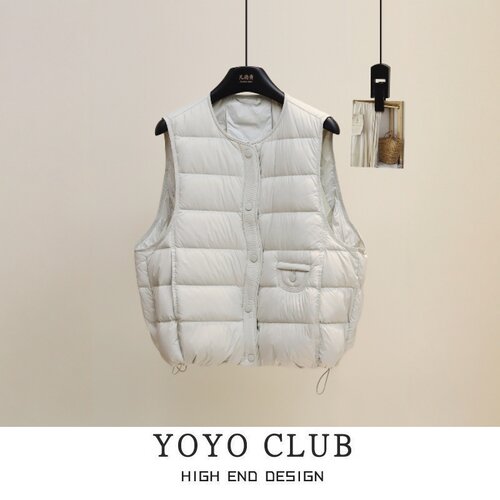 品牌折扣胖MM美式气质百搭爆款马甲2025新款今年流行设计感马甲女