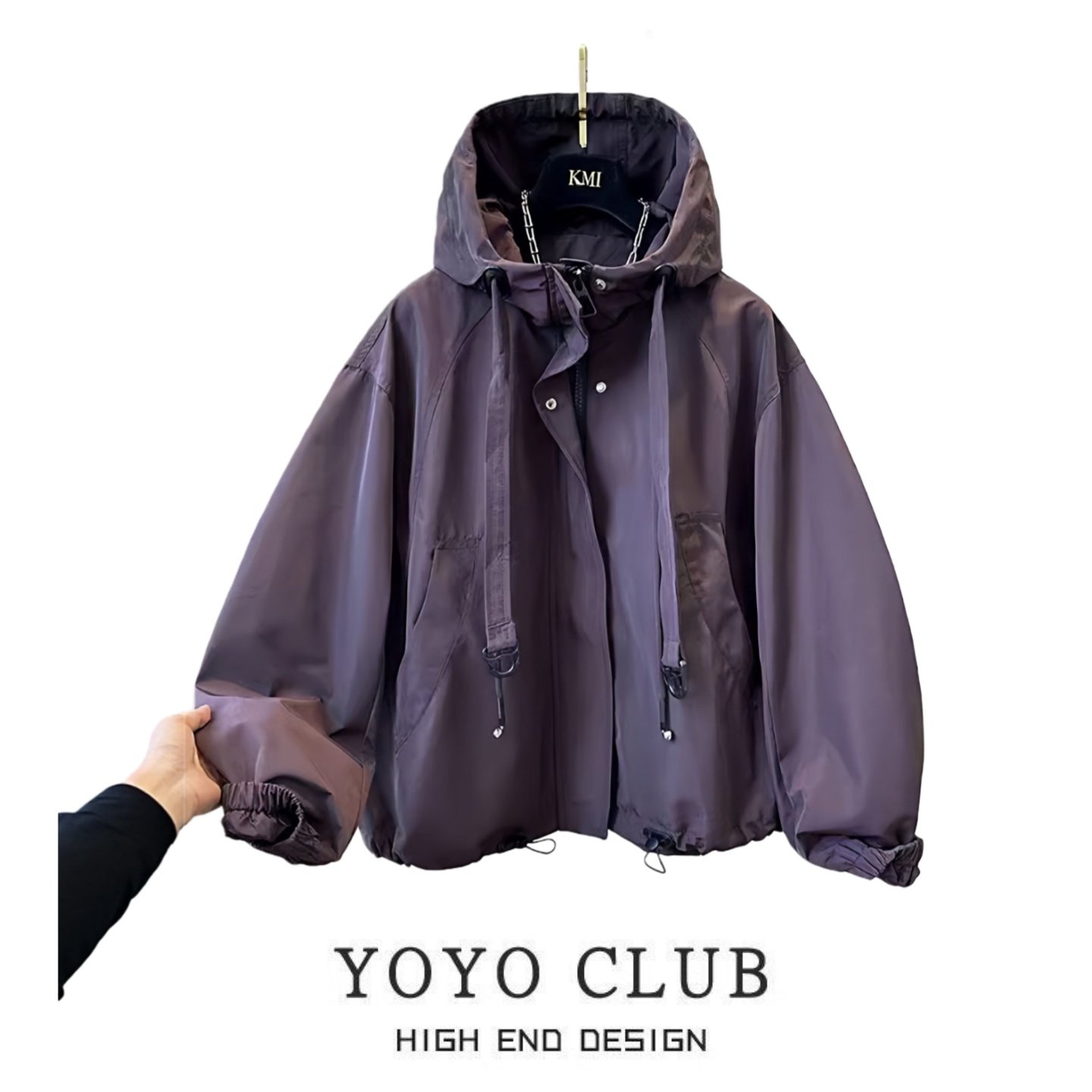 品牌折扣时尚宽松休闲夹克外套女2026大码新款洋气百搭连帽冲锋衣,女装/女士精品,短外套,淘宝优惠券,粉丝福利购,淘宝优惠卷