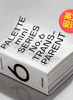 【现货】【调色板迷你系列】06:透明英文平面设计印刷版式色彩设计【Palette Mini Series】 06: Transparent平装Victionary进口