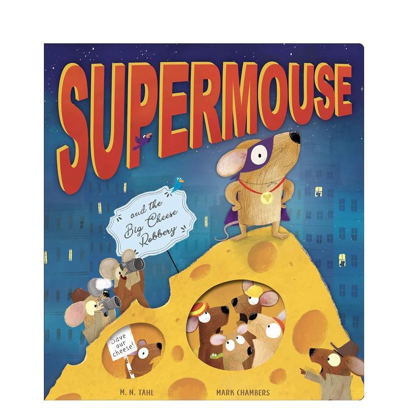 【预售】超级老鼠Supermouse英文儿童绘本虚构类3-6岁M. N. Tahl  Mark Chambers进口原版书Little Tiger Press9781788816564