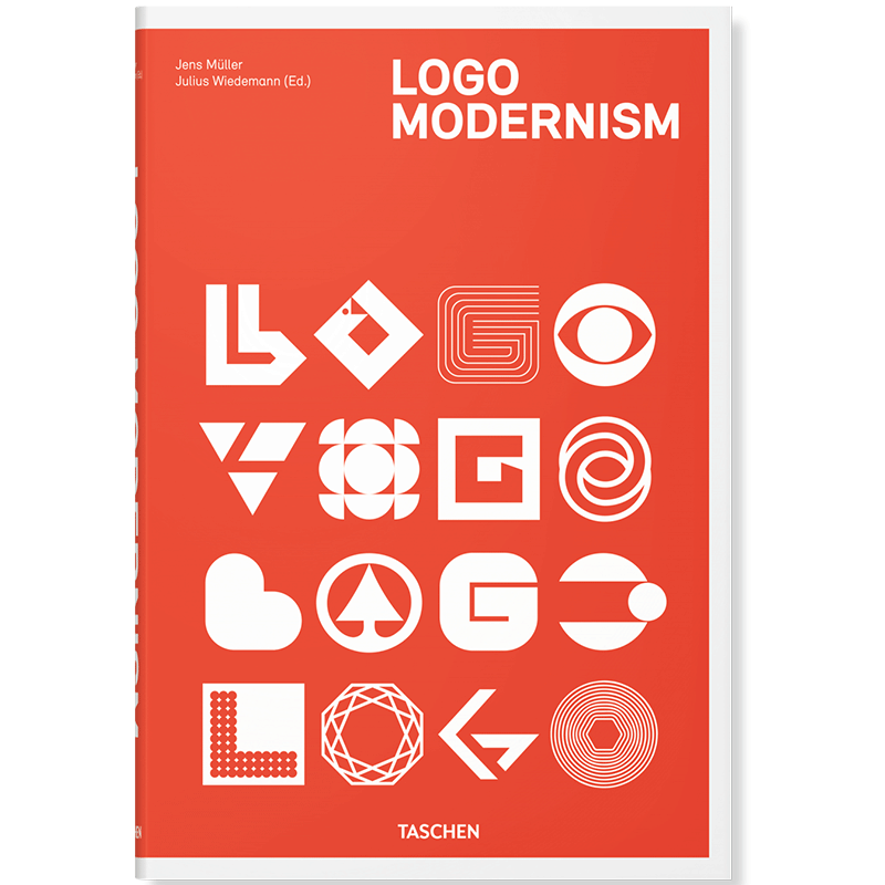 【预售】标志现代主义英文设计字体图案标志设计精装LOGO MODERNISM Jens Müller著TASCHEN出版