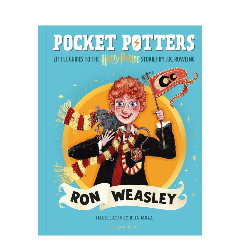 【预售】【口袋魔法师】罗恩韦斯莱袖珍指南【Pocket Potters】Ron Weasley英文青少年读物JK Rowling6岁-9岁精装Bloomsbury Chil