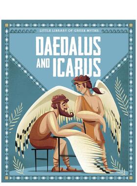 【预售】代达罗斯与伊卡洛斯Dedalus and Icarus英文儿童绘本虚构类Sonia Elisabetta Corvaglia精装White star进口原版书9788854