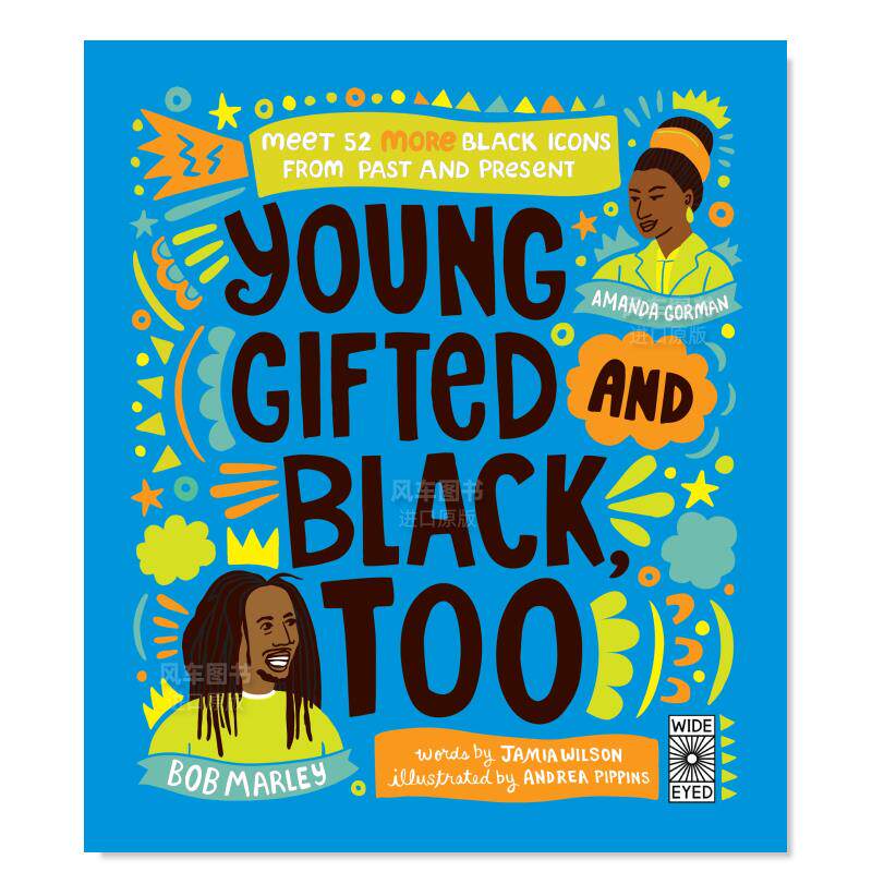 【预 售】黑人偶像:认识 52 位过去和现在的黑人偶像英文儿童绘本人物