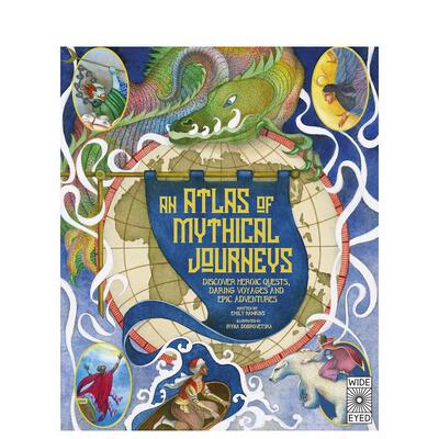【现货】神话旅程图集探索英雄征途勇者航行与史诗冒险【Lost Atlases】Atlas of Mythical Journeys英文儿童绘本虚构类Emily Haw