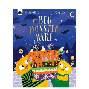 Big Monster Yak进口原版 预售 书 Happy 大怪兽烘焙秀The Barker平装 Bake英文儿童绘本虚构类Fiona