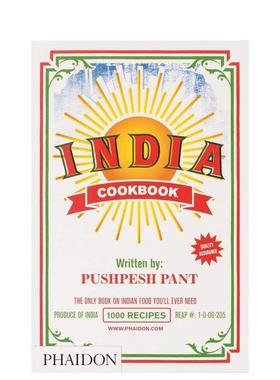 【现货】印度食谱India Cookbook英文餐饮精装Pushpesh Pant 进口原版书Phaidon Press9780714859026