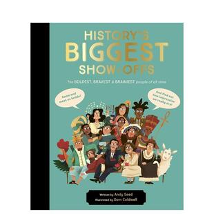 Show Yak3 历史上伟大 Happy Seed精装 offs英文儿童绘本人物传记Andy BIGGEST 历史人物History‘s 炫耀者大胆勇敢聪明 现货