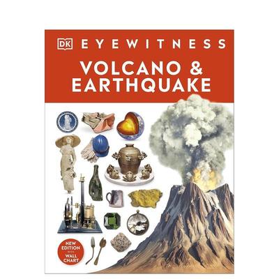 【预售】【DKEyewitness】火山和地震【DK Eyewitness】Volcano & Earthquake英文青少年读物9-12岁进口原版书DK DK Children