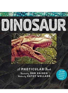 【预售】【3D趣味动态书】恐龙Dinosaur英文儿童趣味Workman进口原版书9781523504725