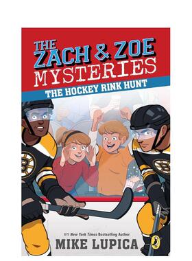 【现货】扎克和佐伊在冰球场ZACH AND ZOE 05 HOCKEY RINK HU英文儿童章节书LUPICARandom House 6-9岁进口原版书9780425289495