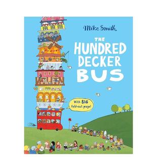Hundred Decker 书Pan 预售 Macmillan9781529037784 Smith进口原版 一百层巴士The 6岁Mike Bus英文儿童绘本交通工具城市人文3
