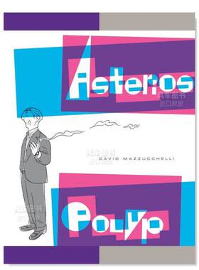 【预售】建筑师哈维奖、艾斯纳奖、洛杉矶时报图像小说获奖作品英文漫画进口原版书精装14岁以上Asterios Polyp David Mazzucche