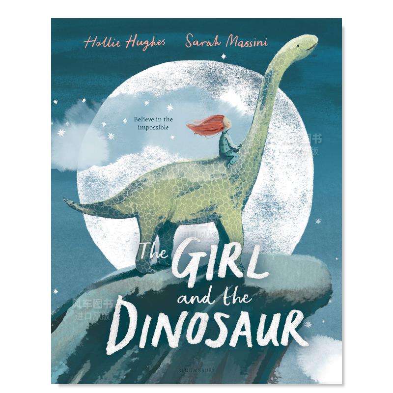 【现货】女孩与恐龙【Hollie Hughes】The Girl and the Dinosaur英文儿童绘本人际关系