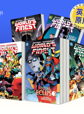 DC Comics蝙蝠侠超人世界之巅卷7/6/5/4/3/2/1可单拍日蚀全开BatmanSuperman World's Finest Vol英文漫画书Mark Waid  Da
