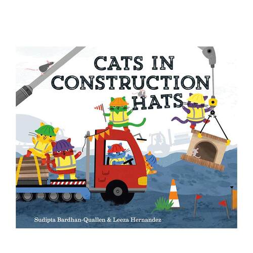 戴安全帽的施工猫 Cats i