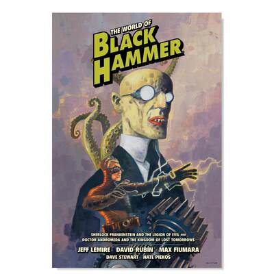 【预 售】黑锤子的世界图书馆版第一卷英文漫画进口原版图书The World Of Black Hammer Library Edition Volume 1Lemire Dark Hor