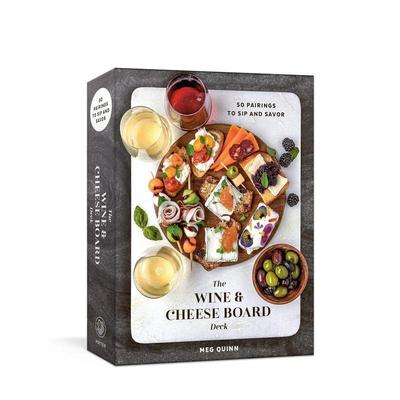 【预售】葡萄酒和奶酪板50种品尝和品尝的搭配卡片The Wine and Cheese Board Deck英文餐饮Meg Quinn卡牌进口原版书Clarkson Pot