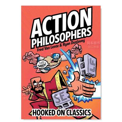 【预 售】行动哲学家:伟大的思想家(精装) Action Philosophers: Hooked On Classics英文漫画原版图书外版进口书籍Fred Van Lente