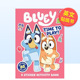 Sticker 预售 时间Bluey Activity英文儿童趣味Bluey3岁 布鲁伊玩贴纸活动 Ladybird进口原版 6岁平装 Time Play 书9780241