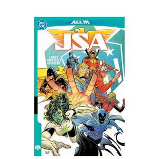 Comics 书 Comics进口原版 JSA 预售 Vol. 卷1无限公司 美国正义协会 Lemire平装 1英文漫画图书Jeff 正义协会平装