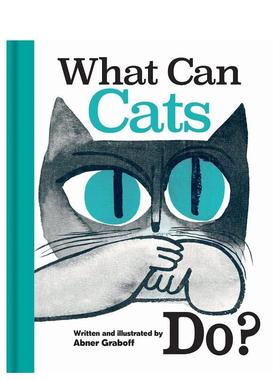 【预售】猫咪能做什么What Can Cats Do?英文儿童绘本人际关系Abner Graboff精装Bodleian Library进口原版书9781851244935