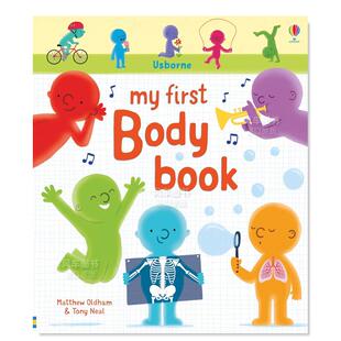 【预售】我苐一本身体书英文儿童趣味进口原版外版书纸板书【My First Books】My First Body BookMatthew OldhamUsborne childre