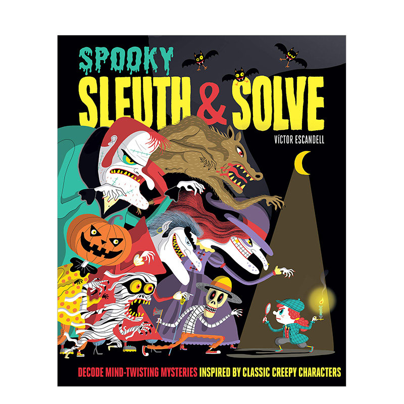 【预售】怪异侦查&解谜英文儿童趣味进口原版外版书精装3-6周岁Sleuth & Solve: SpookyAna Gallo?Chronicle Books