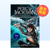 The Jackson 波西杰克逊与神火之盗漫画简装 the 英文漫画进口原版 and 预售 Lightning Percy Grap 书简装 Thief Olympians