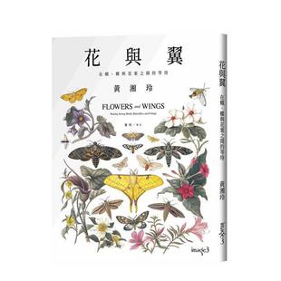 【现货】花与翼在蛾蝶与花叶之间的等待中文繁体绘画技法黄湘玲大块文化出版平装进口原版书9991130625045
