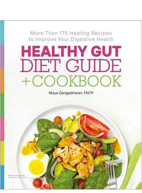 【预售】健康肠道饮食指南烹饪书Healthy Gut Diet Guide + Cookbook英文餐饮Gavin Pritchard 平装进口原版书DK9780744092509