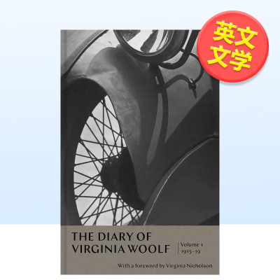 【预售】弗吉尼亚伍尔芙日记 卷1 1915-19The Diary of Virginia Woolf Volume 1  1915-19英文文学传记精装Virginia Woolf进口原