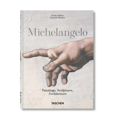 【预售】【TASCHEN】米开朗基罗：绘画、雕塑、建筑作品全集 Michelangelo. Paintings， Sculptures，英文进口原版艺术画册画集正