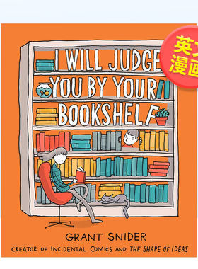 【现货】我要从你的书架来认识你英文漫画图书I Will Judge You by Your Bookshelf精装Snider进口原版书籍Abrams