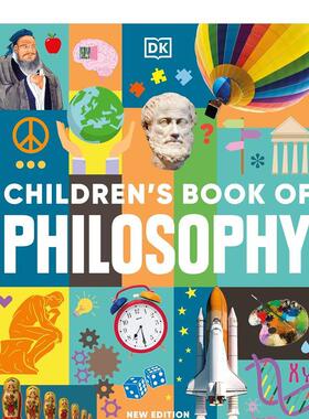 【预售】【DK】孩子的哲学之书新版Children's Book of Philosophy英文儿童绘本知识百科9-12岁精装DK进口原版书DK Children97802