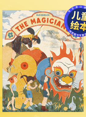 【现货】【世界*美的书金奖插画师Blexbolex】魔法师英文儿童绘本插画师进口原版书平装The Magicians Karin Snelson著Enchanted