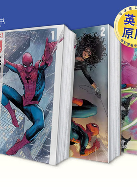 终极蜘蛛侠卷4/3/2/1可单拍家族生意Ultimate Spider-Man By Jonathan Hickman Vol英文漫画图书Marco ChecchettoMarvel平装进口原