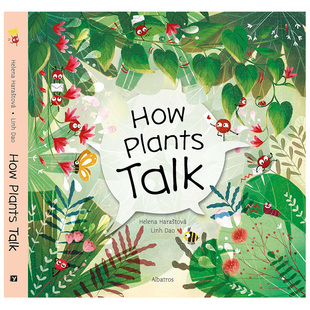 Talk精装 Media 翻翻书 Albatros Harastova Helena Plants 书How 植物如何交流英文儿童趣味进口原版 现货
