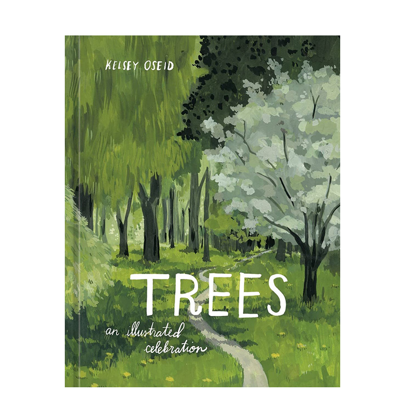 【现货】树：插画图解Trees: An Illustrated Celebration英文艺术插画原画设定集进口原版图书精装Kelsey Oseid